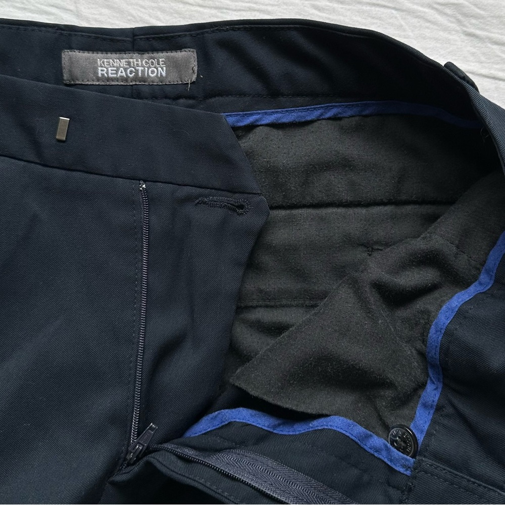 Kenneth Cole Dark Navy Dress Pants - Picture 6 of 6